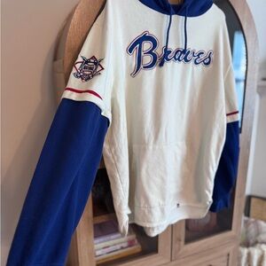 Atlanta Braves ‘47 Hoodie XXL MLB National League Embroidered Pullover